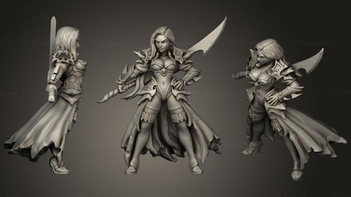 Military figurines (Dalila, STKW_0784) 3D models for cnc